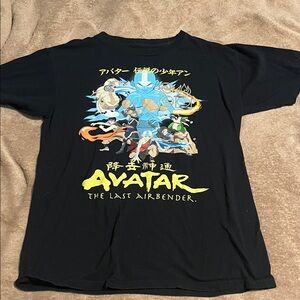 Nickelodeon Avatar The Last Airbender Black T-Shirt